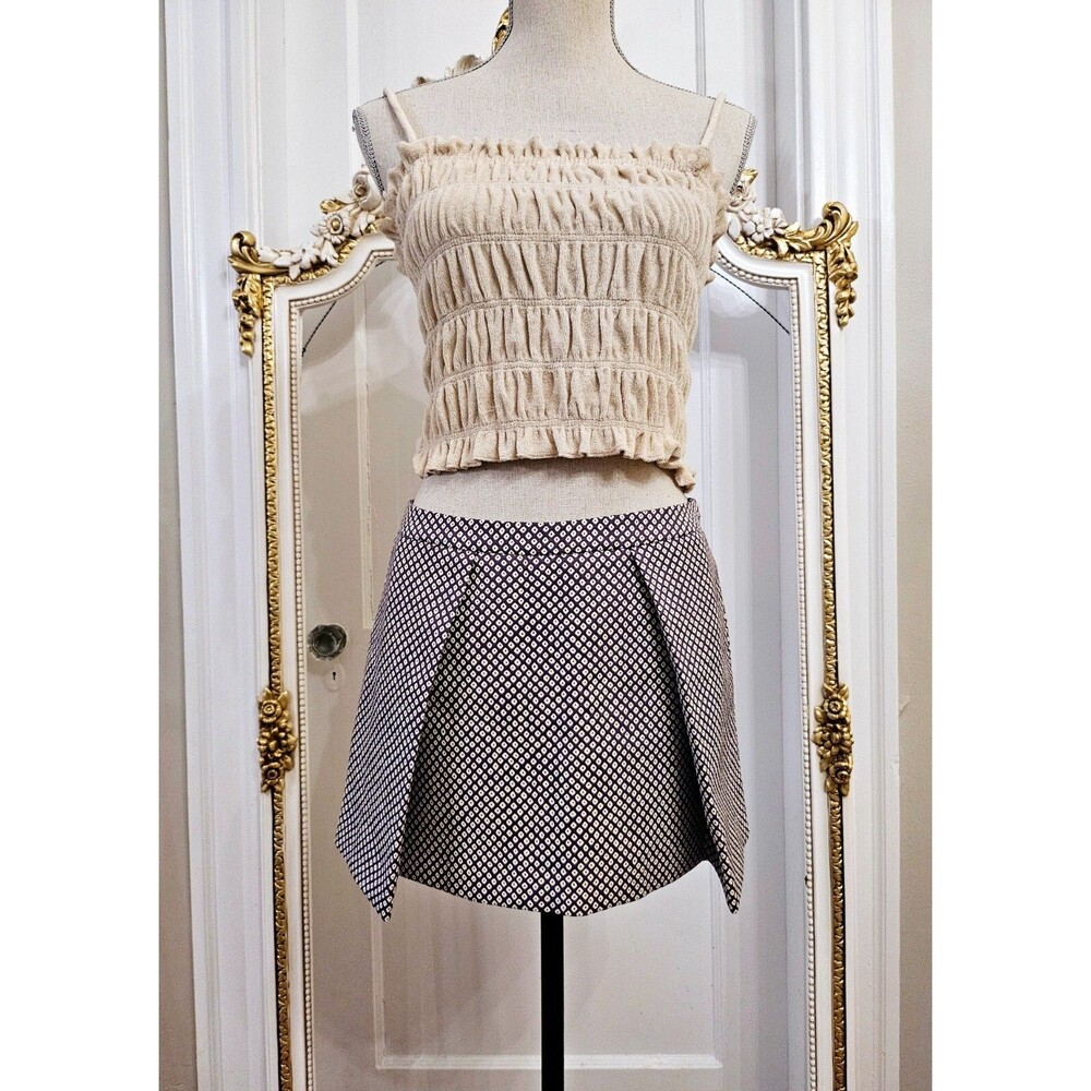 Patrizia Pepe Pleated Mini Skirt, IT 42, US 6